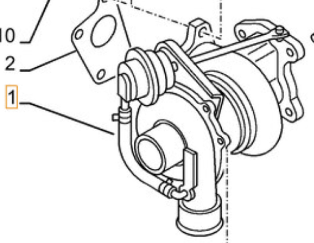 Case 47489786R - Turbo för Byggmaskiner: bild 1 Case 47489786R - Turbo för Byggmaskiner: bild 1