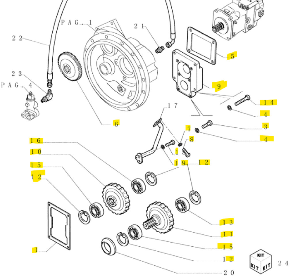 Case 76093726 - Transmission för Lantbruksmaskiner: bild 1 Case 76093726 - Transmission för Lantbruksmaskiner: bild 1