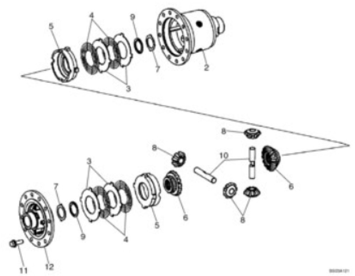 Case 8603621 - Differential för Lantbruksmaskiner: bild 1 Case 8603621 - Differential för Lantbruksmaskiner: bild 1