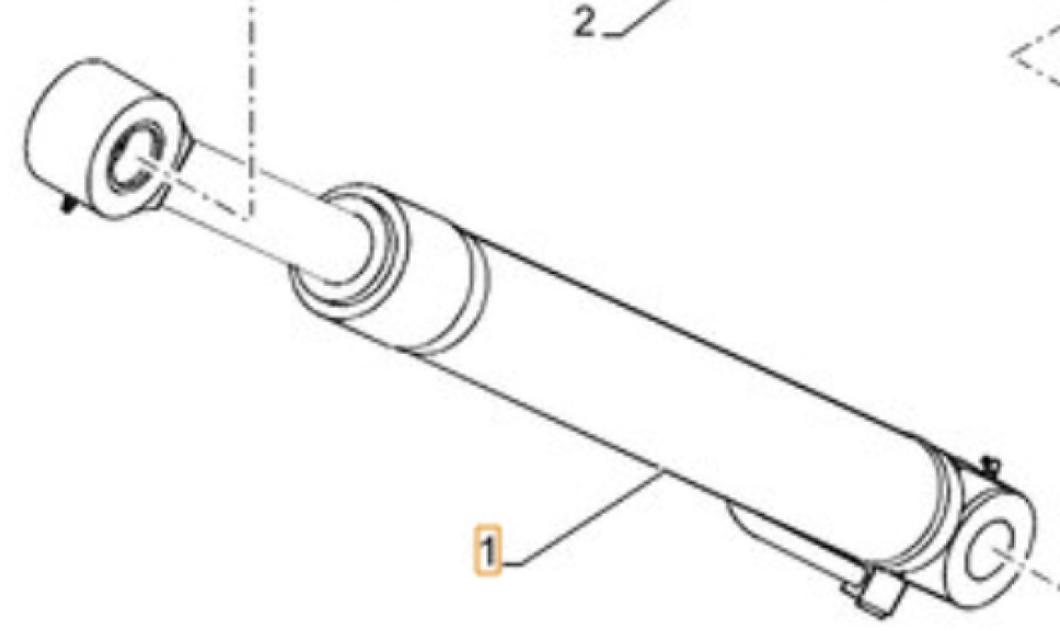 Case KAV20210 - Hydraulcylinder för Byggmaskiner: bild 1 Case KAV20210 - Hydraulcylinder för Byggmaskiner: bild 1