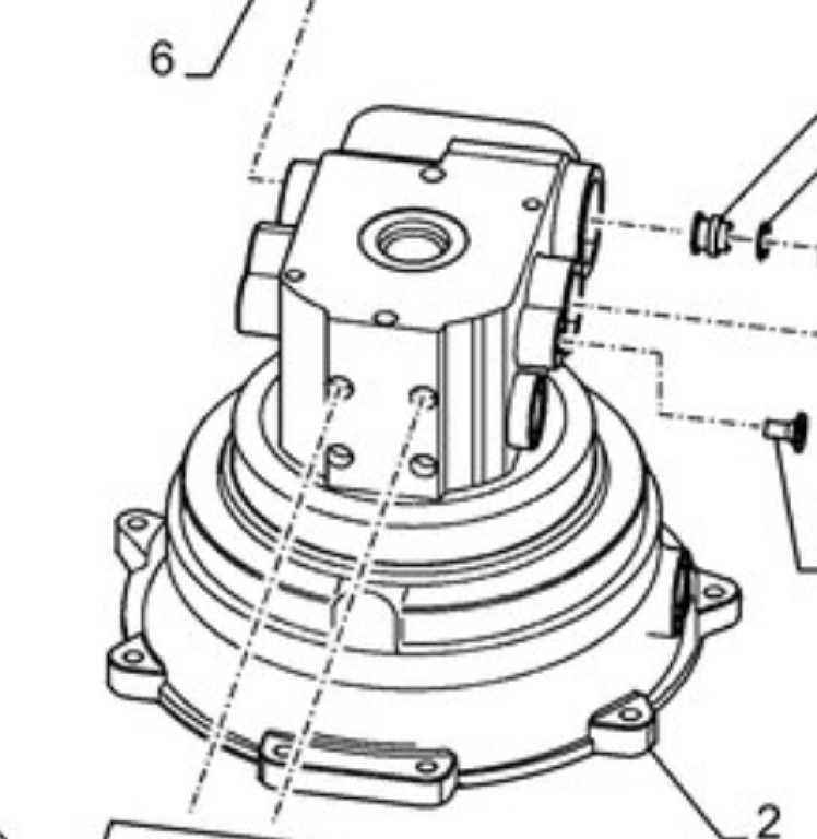 Case LJ025580 - Svängmotor för Byggmaskiner: bild 1 Case LJ025580 - Svängmotor för Byggmaskiner: bild 1