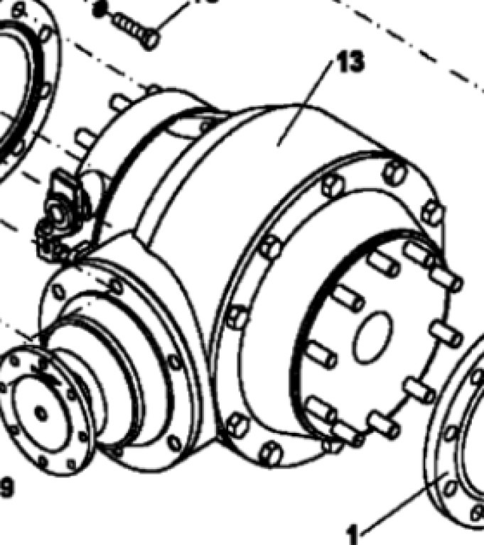 Case ND110664 - Differential för Lantbruksmaskiner: bild 1 Case ND110664 - Differential för Lantbruksmaskiner: bild 1