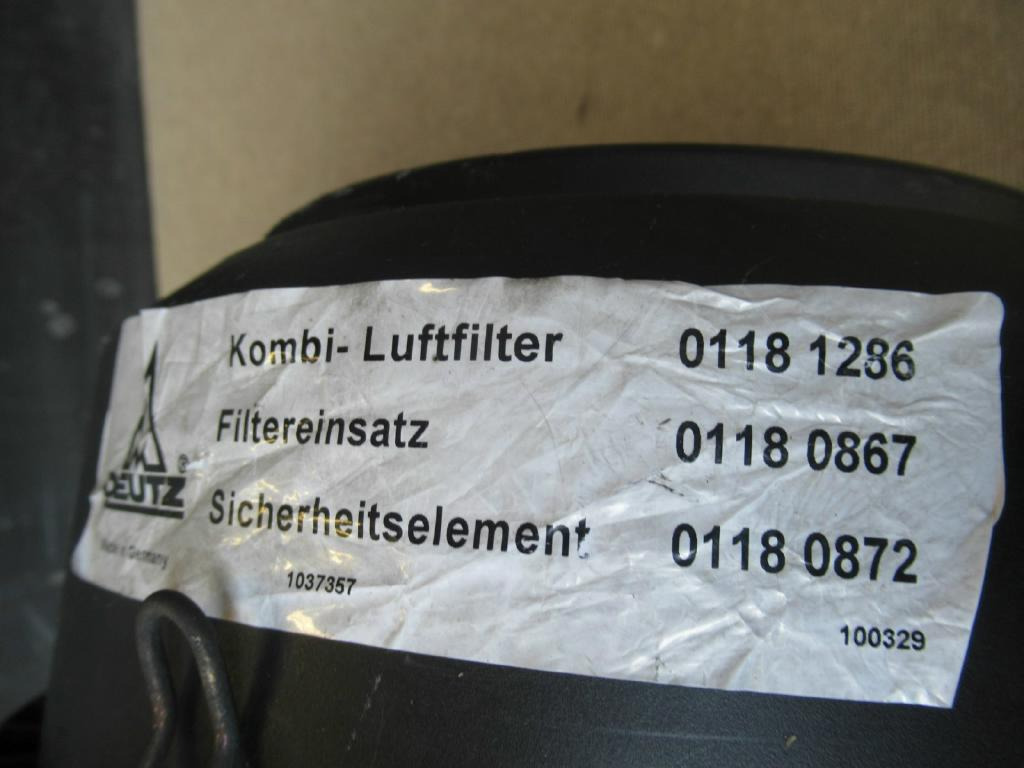 Deutz - Luftfilter för Byggmaskiner: bild 4 Deutz - Luftfilter för Byggmaskiner: bild 4