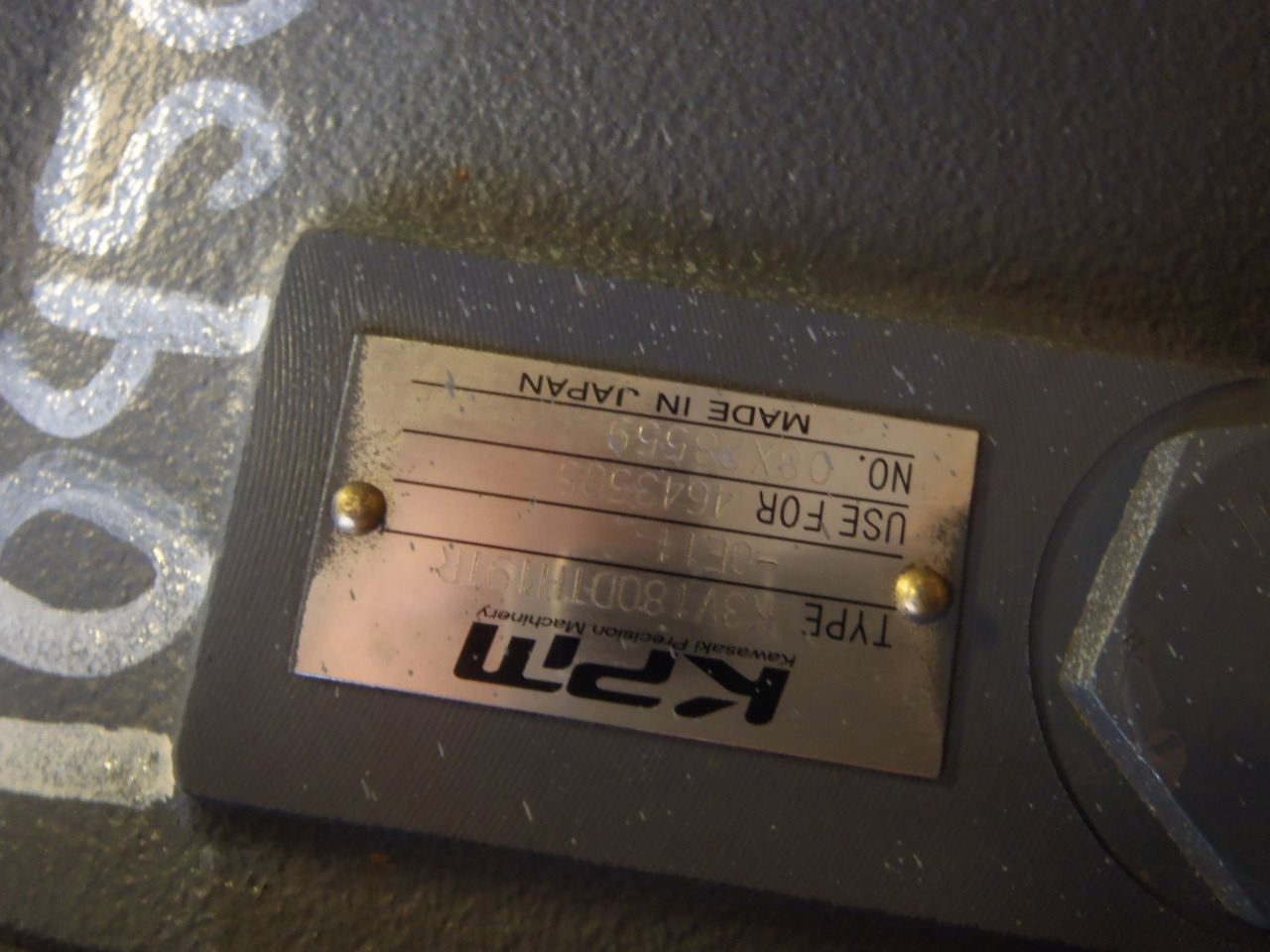 Kawasaki K3V180DTH19TR-OE11 - - Hydraulpump för Byggmaskiner: bild 3 Kawasaki K3V180DTH19TR-OE11 - - Hydraulpump för Byggmaskiner: bild 3