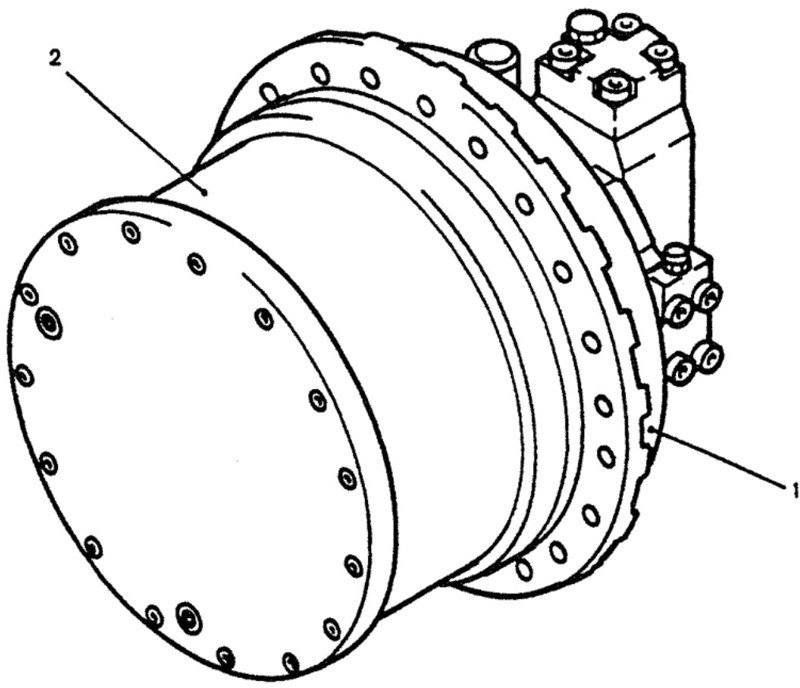 Kobelco YN53D00001F2 - YN15V00003F1 - Slutdrev för Byggmaskiner: bild 1 Kobelco YN53D00001F2 - YN15V00003F1 - Slutdrev för Byggmaskiner: bild 1