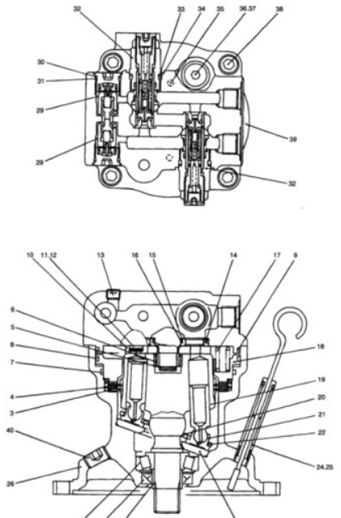 New Holland YT15V00005F2 - YT15V00016F1 - Hydraulmotor för Lantbruksmaskiner: bild 1 New Holland YT15V00005F2 - YT15V00016F1 - Hydraulmotor för Lantbruksmaskiner: bild 1