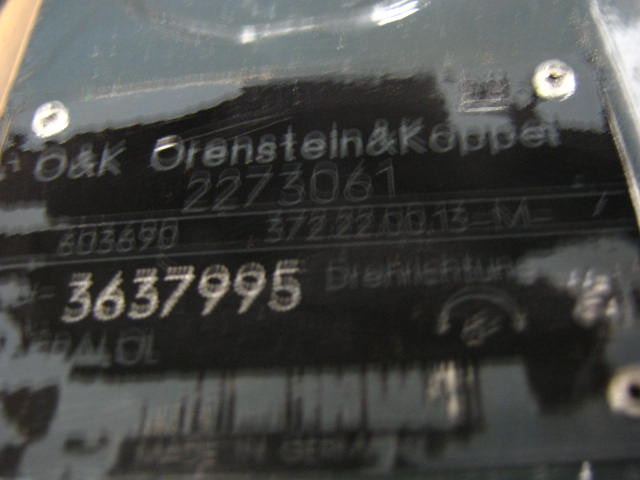 O&K 9603690 - - Hydraulmotor för Byggmaskiner: bild 2 O&K 9603690 - - Hydraulmotor för Byggmaskiner: bild 2