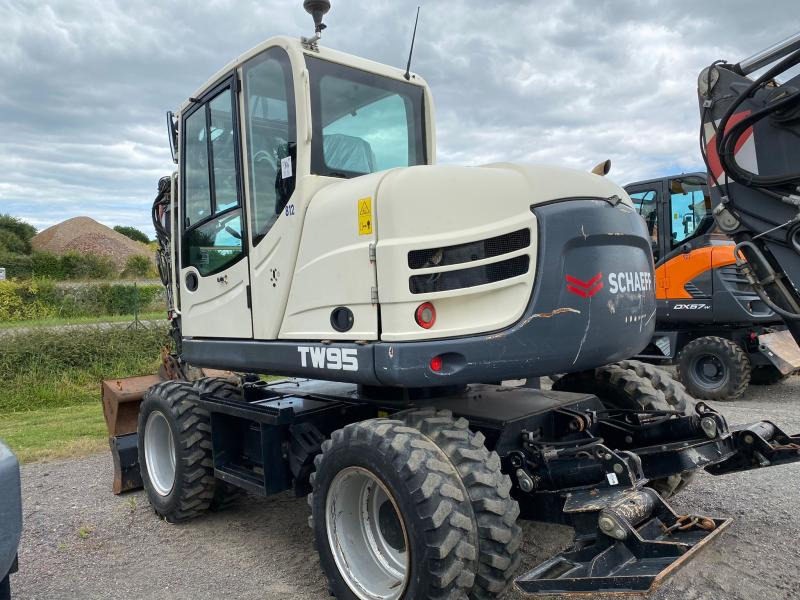 Terex TW95 - Grävmaskin på däck: bild 2 Terex TW95 - Grävmaskin på däck: bild 2