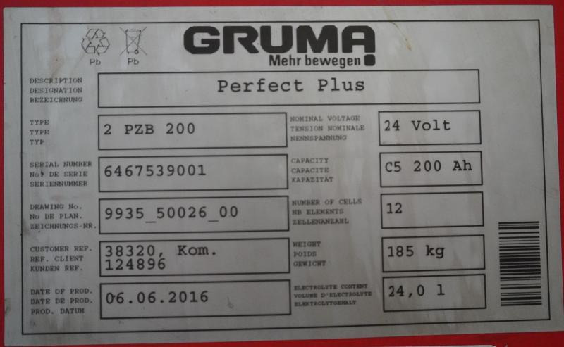 HAWKER 24 Volt 2 PzB 200 Ah - Batteri: bild 5 HAWKER 24 Volt 2 PzB 200 Ah - Batteri: bild 5