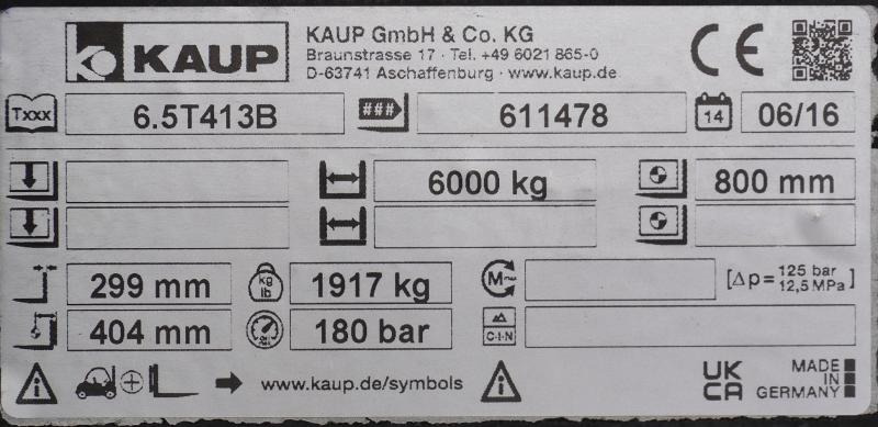 KAUP 6,5T413B - Klämaggregat: bild 4 KAUP 6,5T413B - Klämaggregat: bild 4