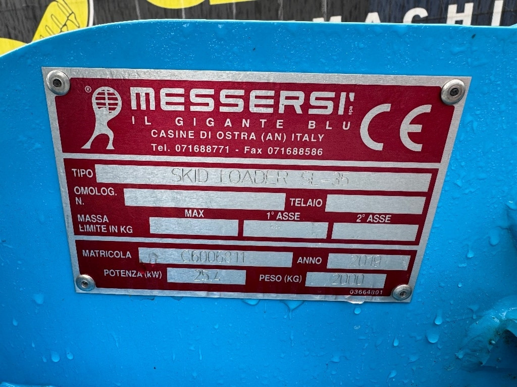 Messersi SL35 - Kompaktlastare/ Slirstyrda lastare: bild 5 Messersi SL35 - Kompaktlastare/ Slirstyrda lastare: bild 5