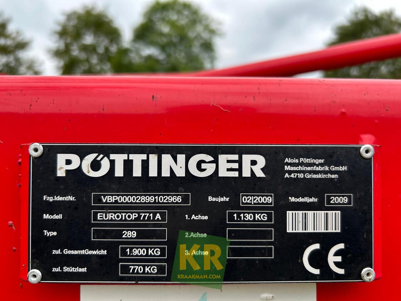 EUROTOP 771A Pottinger - Hövändare: bild 1 EUROTOP 771A Pottinger - Hövändare: bild 1