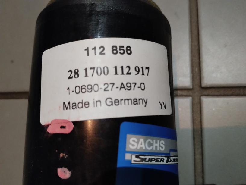 AMORTYZATOR KABINY MAN M90 F90 M2000 F2000 112856 SACHS 81417226010 81417226013 - Hyttfjädring: bild 2 AMORTYZATOR KABINY MAN M90 F90 M2000 F2000 112856 SACHS 81417226010 81417226013 - Hyttfjädring: bild 2