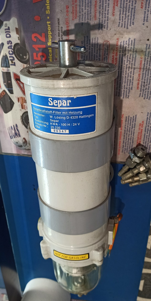 Fuel water separator SEPAR KWA 100H 24V - Bränslesystem för Övrig maskin: bild 4 Fuel water separator SEPAR KWA 100H 24V - Bränslesystem för Övrig maskin: bild 4