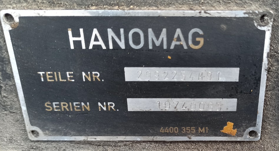 HANOMAG ENGINE PARTS 299 2254 M91 10740063 4400 355 M1 - Motor och reservdelar för Övrig maskin: bild 1 HANOMAG ENGINE PARTS 299 2254 M91 10740063 4400 355 M1 - Motor och reservdelar för Övrig maskin: bild 1