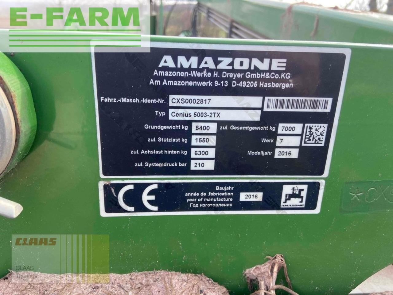 Kultivator Amazone cenius 5003-2tx: bild 8
