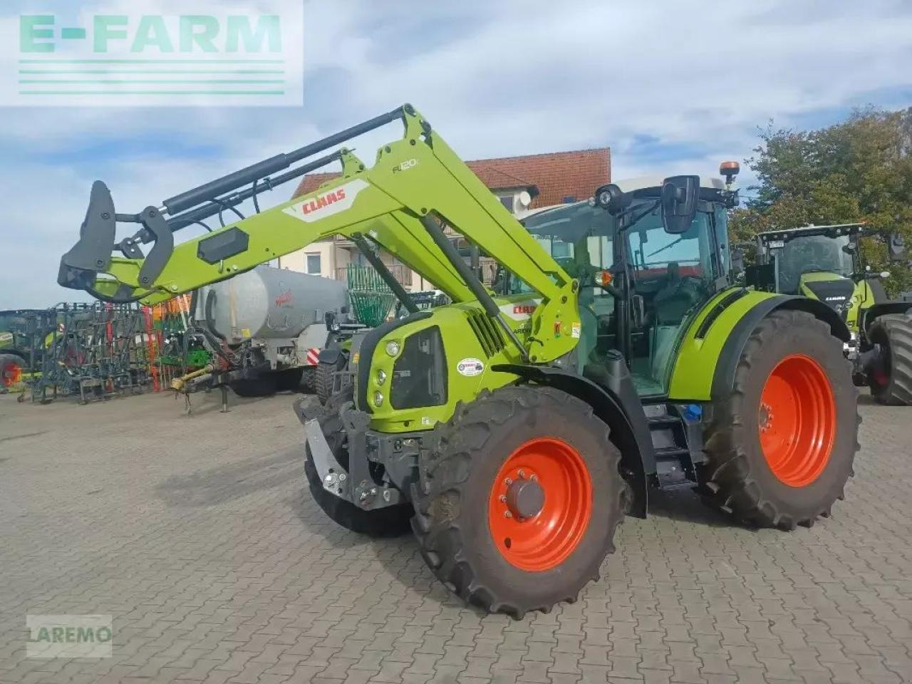 CLAAS arion 470 cis mit fl 120 c - Traktor: bild 1 CLAAS arion 470 cis mit fl 120 c - Traktor: bild 1