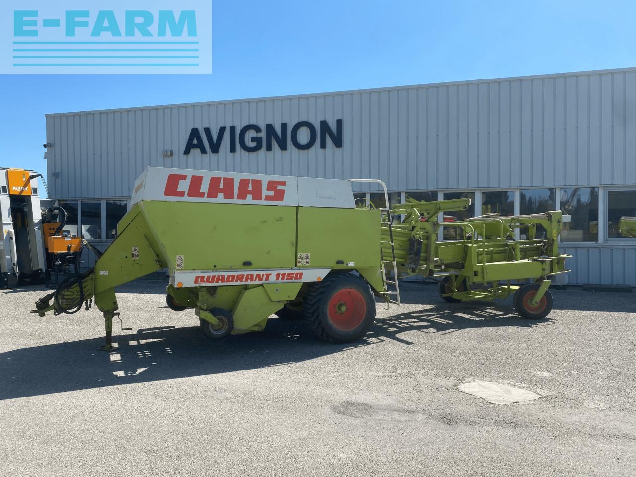 CLAAS quadrant 1150 - Fyrkantspress: bild 1 CLAAS quadrant 1150 - Fyrkantspress: bild 1