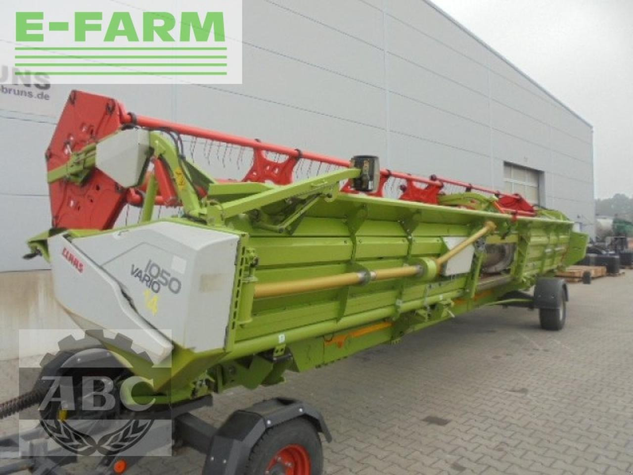 CLAAS vario 1050 - Skärbord: bild 2 CLAAS vario 1050 - Skärbord: bild 2