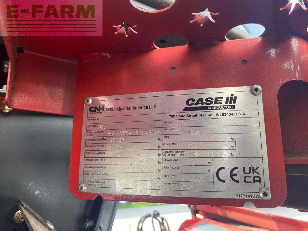 Case-IH axial flow 7150 - Skördetröska: bild 5 Case-IH axial flow 7150 - Skördetröska: bild 5