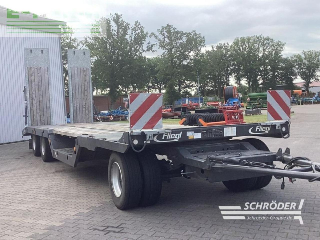 Låg lastare trailer Fliegl dtl 300 p -tieflader: bild 6