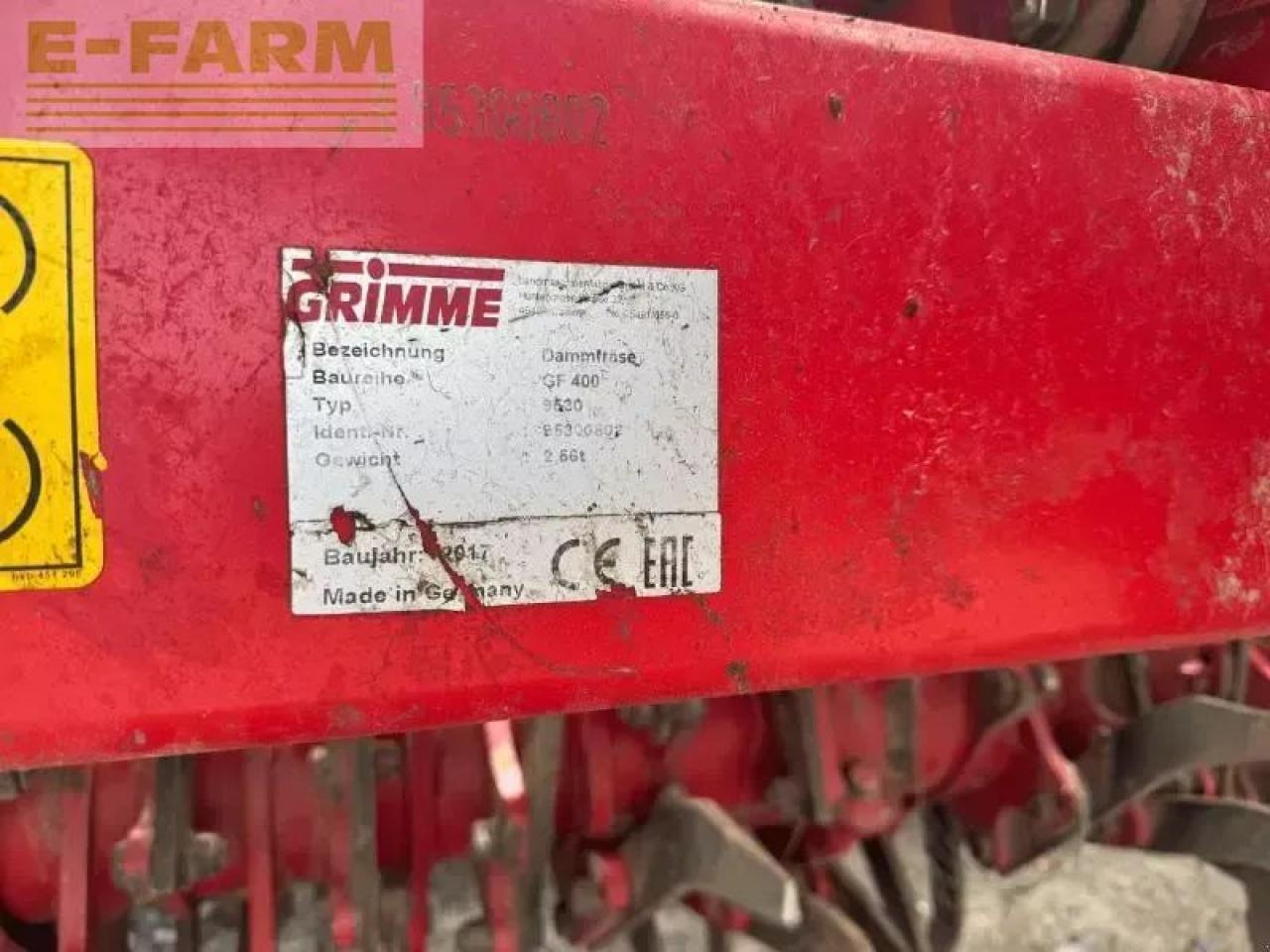 Grimme gf400 - Maskin för jordbearbetning: bild 2 Grimme gf400 - Maskin för jordbearbetning: bild 2