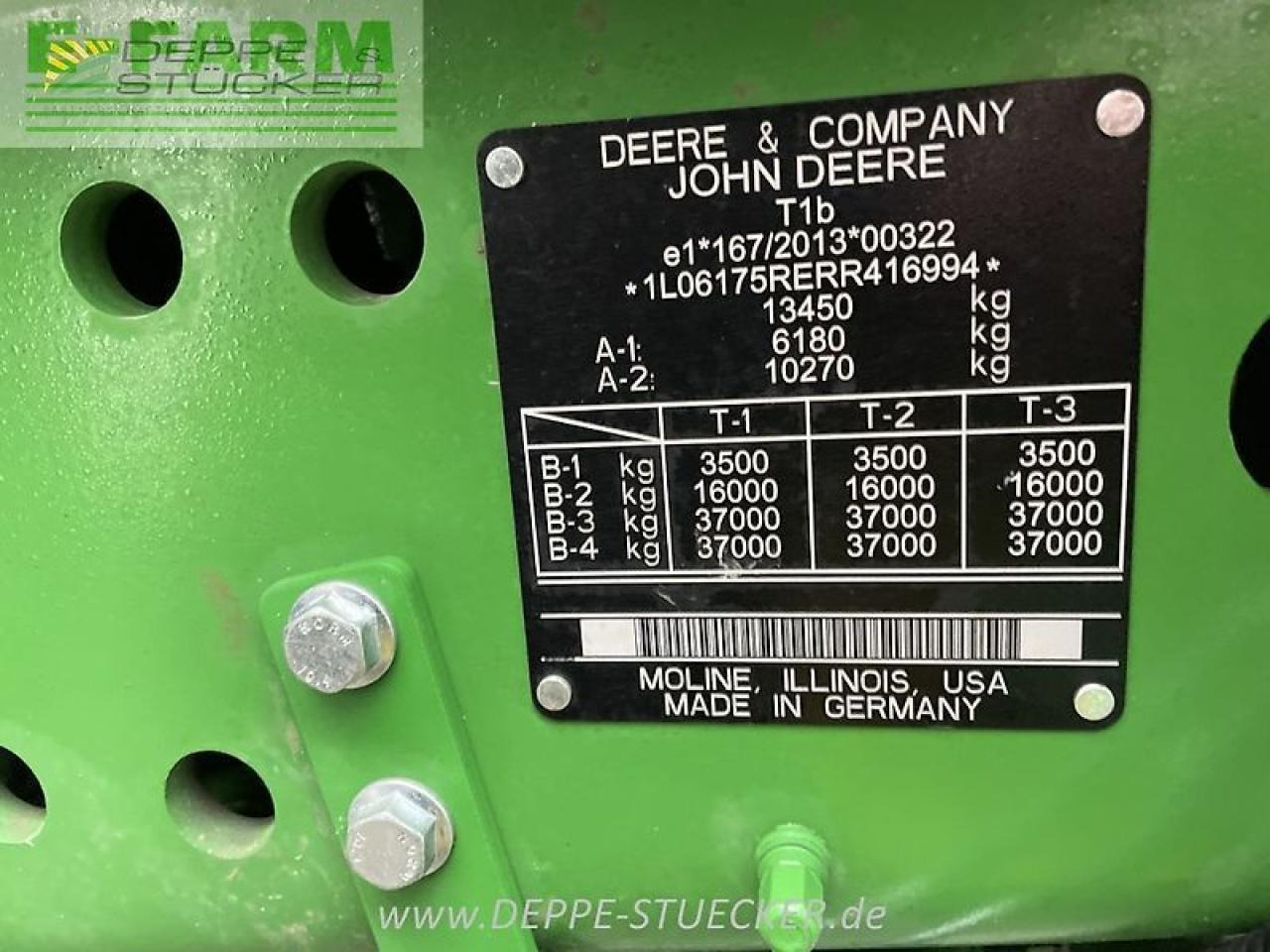 John Deere 6r 175 - Traktor: bild 2 John Deere 6r 175 - Traktor: bild 2
