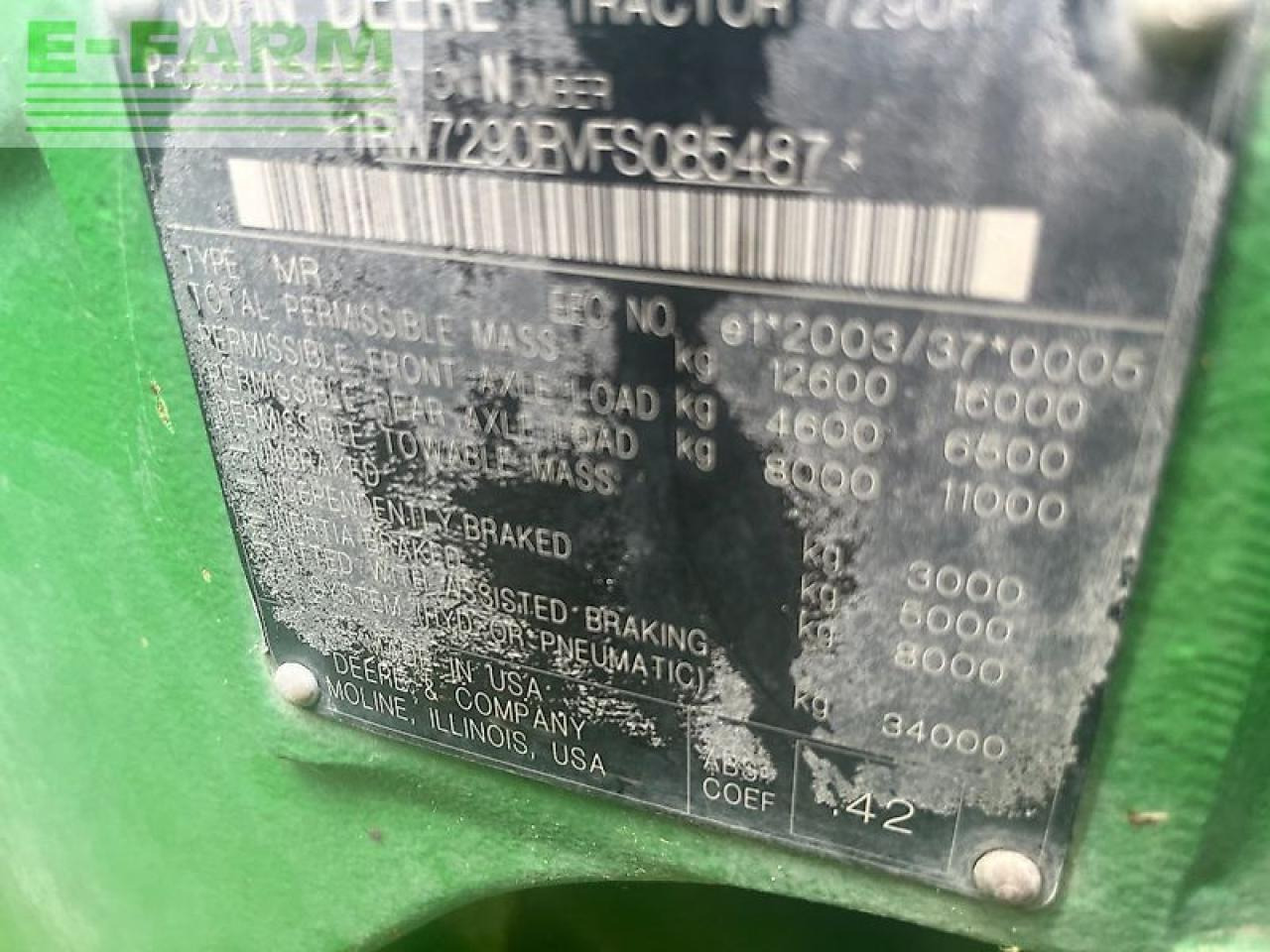 John Deere 7290r - Traktor: bild 1 John Deere 7290r - Traktor: bild 1