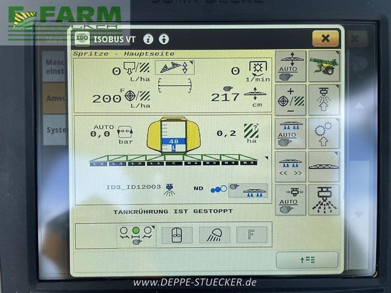 John Deere m740i (my14) - Bogserad spruta: bild 2 John Deere m740i (my14) - Bogserad spruta: bild 2