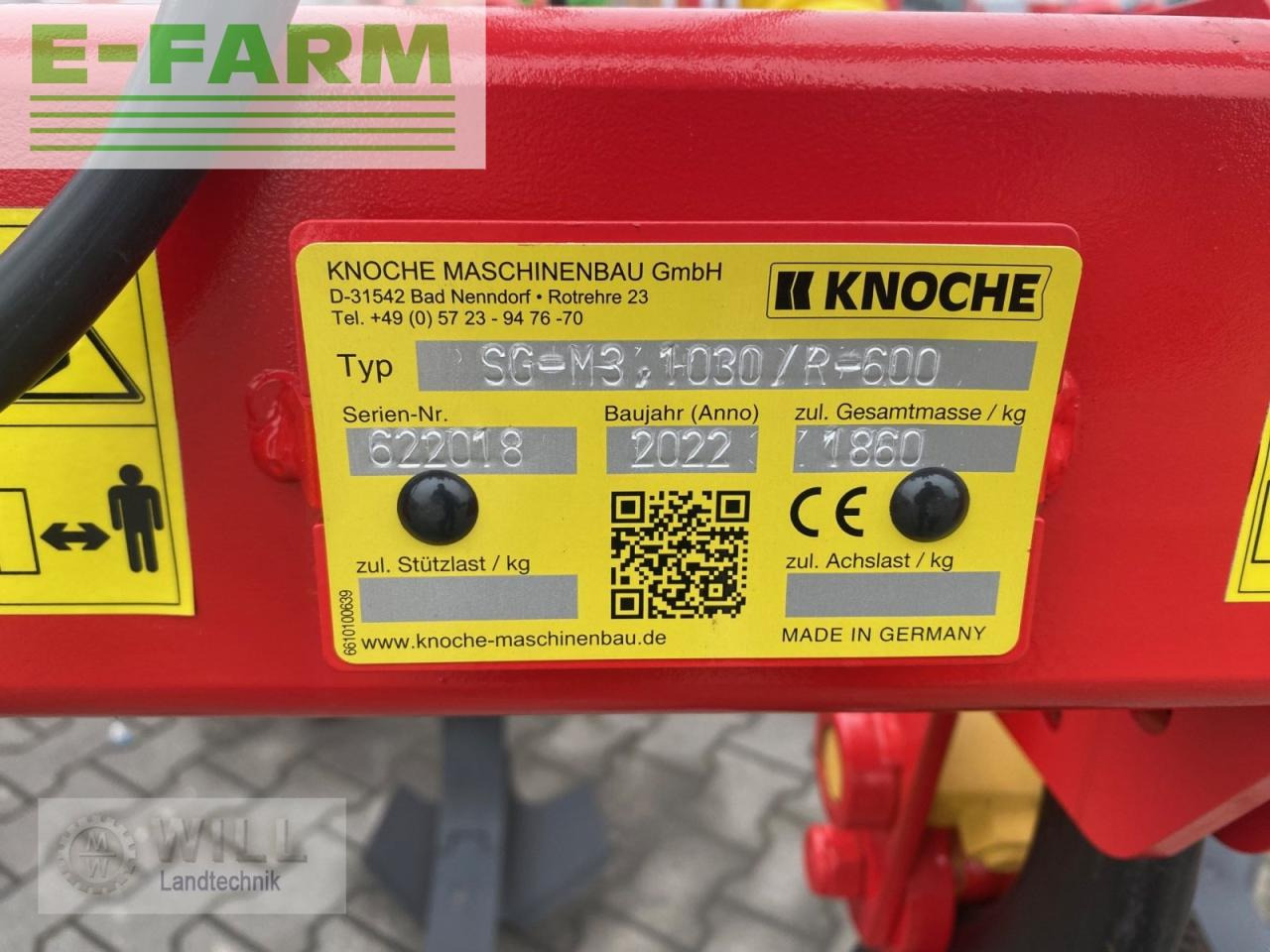 Knoche sg-m 3 1030 - Kultivator: bild 5 Knoche sg-m 3 1030 - Kultivator: bild 5