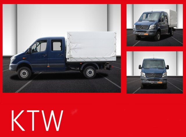 MERCEDES-BENZ Sprinter 316CDI DOKA,Allrad,Klima,AHK3,5To,TCO - Transportbil med flak, Dubbelhytt transportbil: bild 1 MERCEDES-BENZ Sprinter 316CDI DOKA,Allrad,Klima,AHK3,5To,TCO - Transportbil med flak, Dubbelhytt transportbil: bild 1