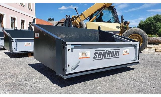 Schwerlast Transportbox / Kippmulde 180 cm mit 3 Punkt- & Euro Aufnahme - Dragbil: bild 1 Schwerlast Transportbox / Kippmulde 180 cm mit 3 Punkt- & Euro Aufnahme - Dragbil: bild 1
