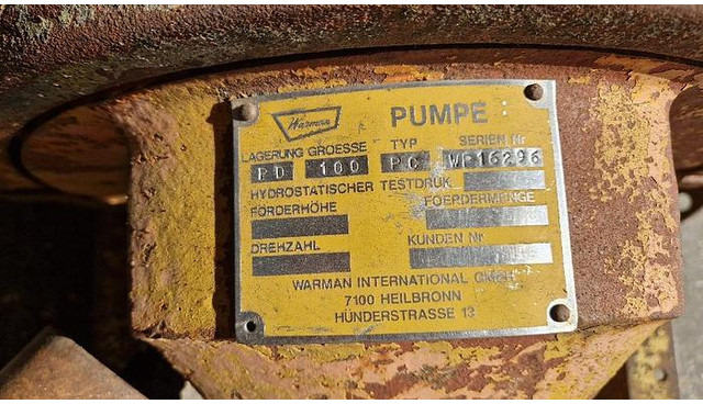 Vattenpump Warman PC100 Schlamm & Wasserpumpe: bild 8