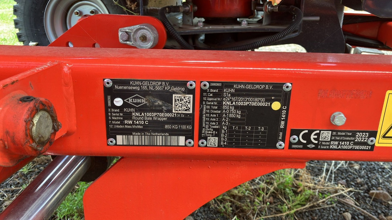 Kuhn RW 1410C - Inplastar: bild 5 Kuhn RW 1410C - Inplastar: bild 5