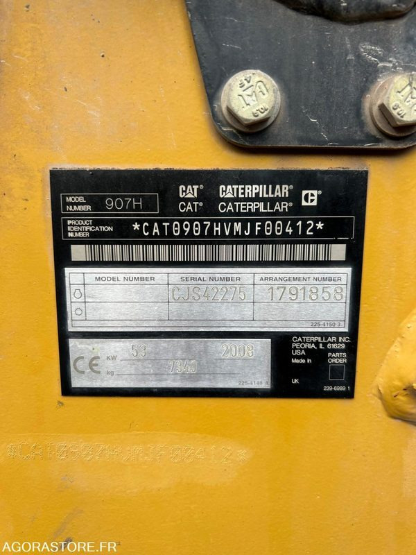 CHARGEUR SUR PNEUS CATERPILLAR 2008 6022H - Lastare: bild 5 CHARGEUR SUR PNEUS CATERPILLAR 2008 6022H - Lastare: bild 5