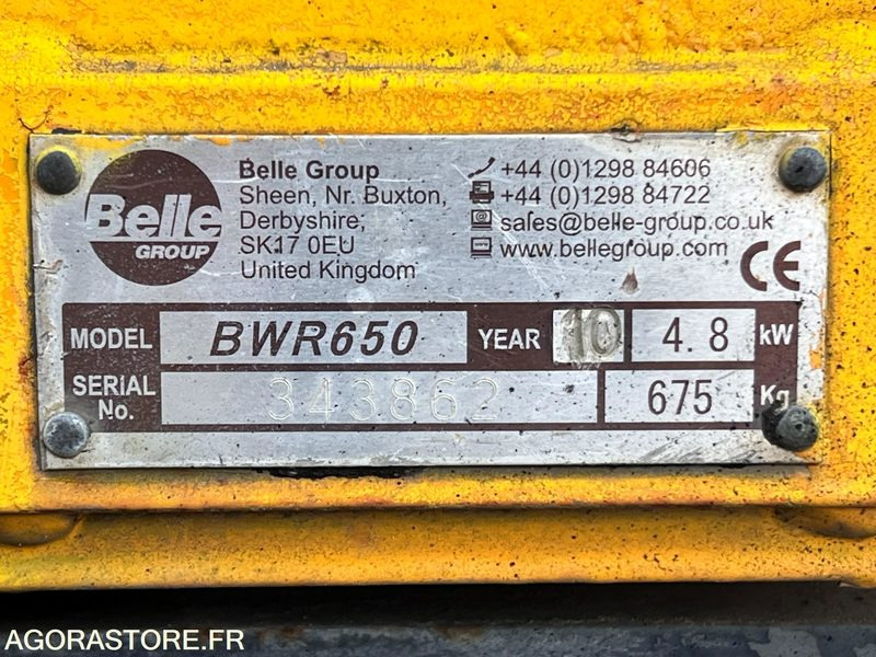COMPACTEUR À MAIN BELL GROUP BWR650 - 2010 - Vält: bild 5 COMPACTEUR À MAIN BELL GROUP BWR650 - 2010 - Vält: bild 5