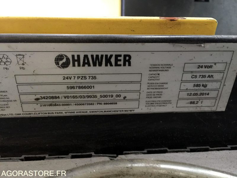 Chariot frontal 3 roues 2014 - Hyster A1.3 XNT - Eltruck: bild 4 Chariot frontal 3 roues 2014 - Hyster A1.3 XNT - Eltruck: bild 4