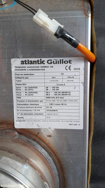 Chaudière Gas a condensation Vermax 140 - Verktyg/ Utrustning: bild 1 Chaudière Gas a condensation Vermax 140 - Verktyg/ Utrustning: bild 1