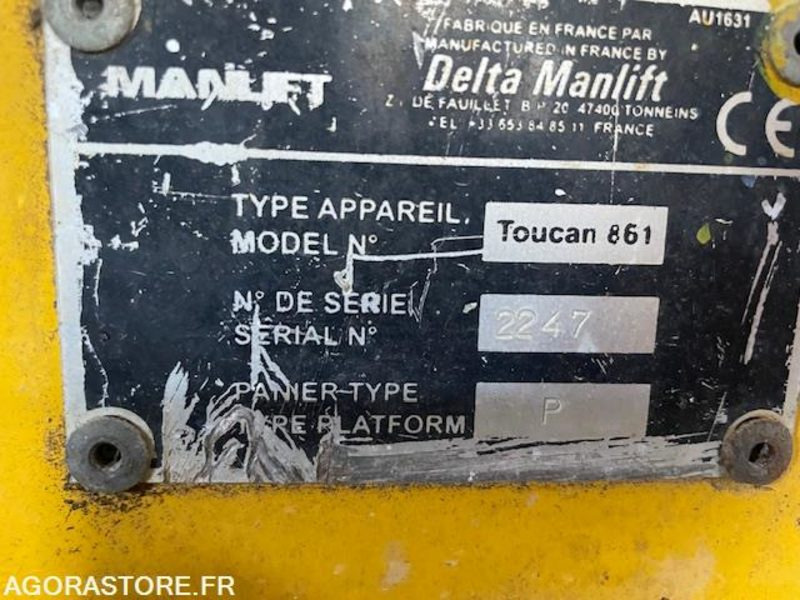NACELLE TOUCAN 861 MANLIFT - Lift: bild 3 NACELLE TOUCAN 861 MANLIFT - Lift: bild 3
