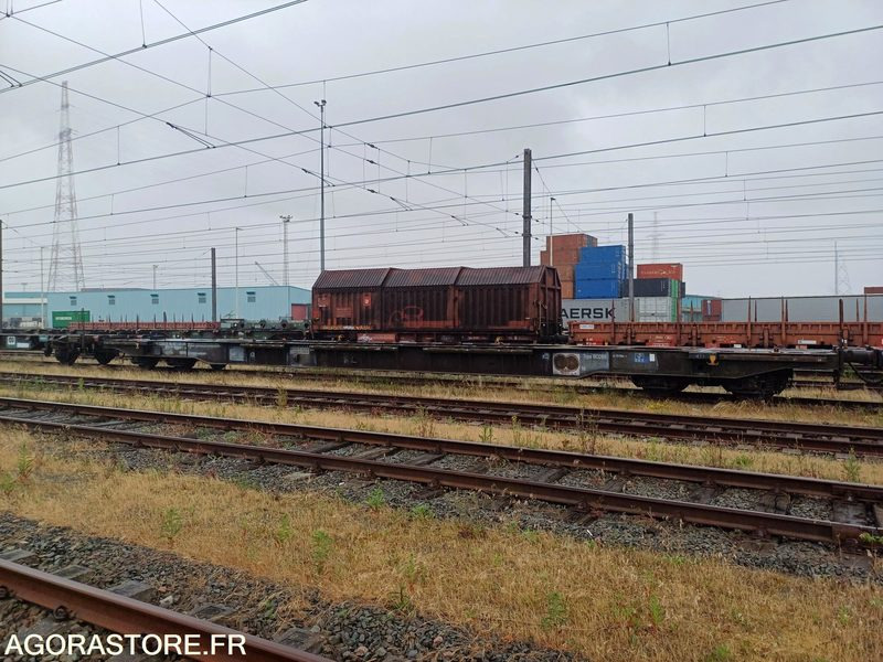 Wagon plat intermodal type Sggnss – modèle 6432B0-4, 72 pieds - 2004 (ref 1488) - Övrig maskin: bild 3 Wagon plat intermodal type Sggnss – modèle 6432B0-4, 72 pieds - 2004 (ref 1488) - Övrig maskin: bild 3