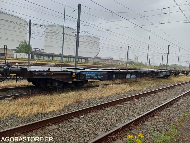 Wagon plat intermodal type Sggnss – modèle 6432B0-4, 72 pieds - 2004 (ref 1520) - Övrig maskin: bild 1 Wagon plat intermodal type Sggnss – modèle 6432B0-4, 72 pieds - 2004 (ref 1520) - Övrig maskin: bild 1