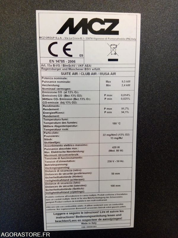 POELE A PELLETS - Verktyg/ Utrustning: bild 4 POELE A PELLETS - Verktyg/ Utrustning: bild 4