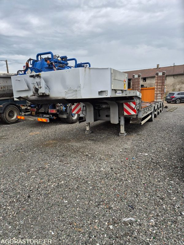 Låg lastare trailer Porte engins 4 essieux: bild 11