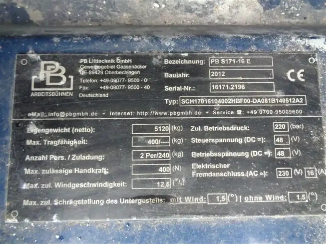 Diversen PB S171-16 - Saxlift: bild 5 Diversen PB S171-16 - Saxlift: bild 5