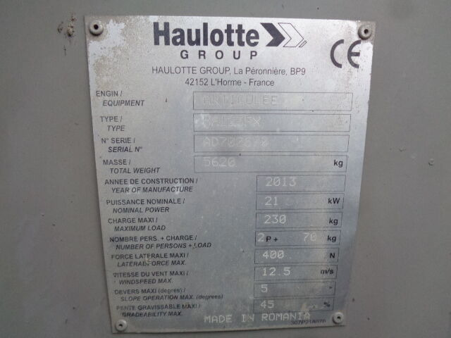 Haulotte HA120 - Bomlift: bild 3 Haulotte HA120 - Bomlift: bild 3