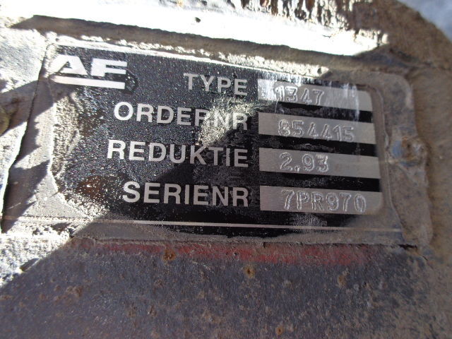 DAF Type 1347 , ALL ratios : 2.93 ; 2.64 ; 2.8 ; 3.07 . 1652704, 123 - Differential för Lastbil: bild 5 DAF Type 1347 , ALL ratios : 2.93 ; 2.64 ; 2.8 ; 3.07 . 1652704, 123 - Differential för Lastbil: bild 5