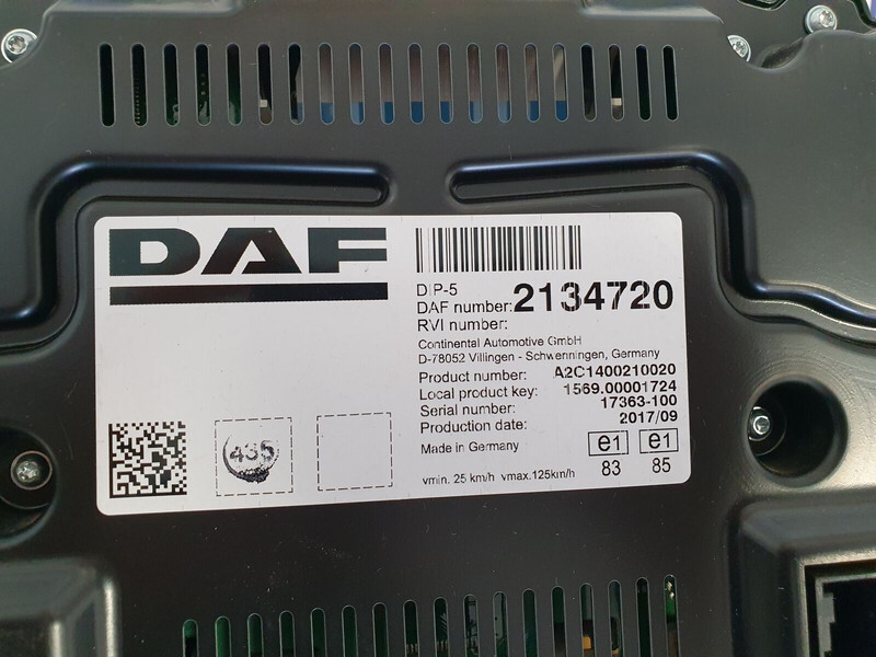 DAF XF106 - Instrumentbräda för Lastbil: bild 3 DAF XF106 - Instrumentbräda för Lastbil: bild 3