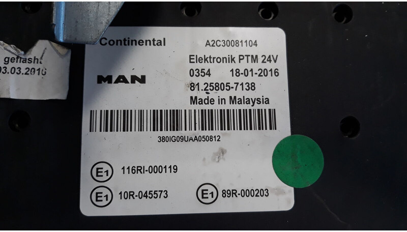 MAN D2676 EURO 6 ECU set , ignition with key - Kontrollenhet för Lastbil: bild 3 MAN D2676 EURO 6 ECU set , ignition with key - Kontrollenhet för Lastbil: bild 3