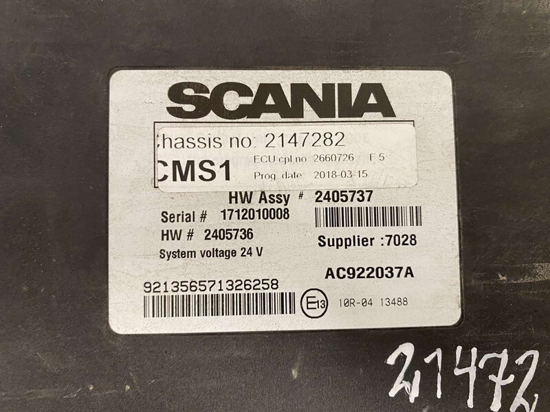 Scania R - Kontrollenhet för Lastbil: bild 3 Scania R - Kontrollenhet för Lastbil: bild 3