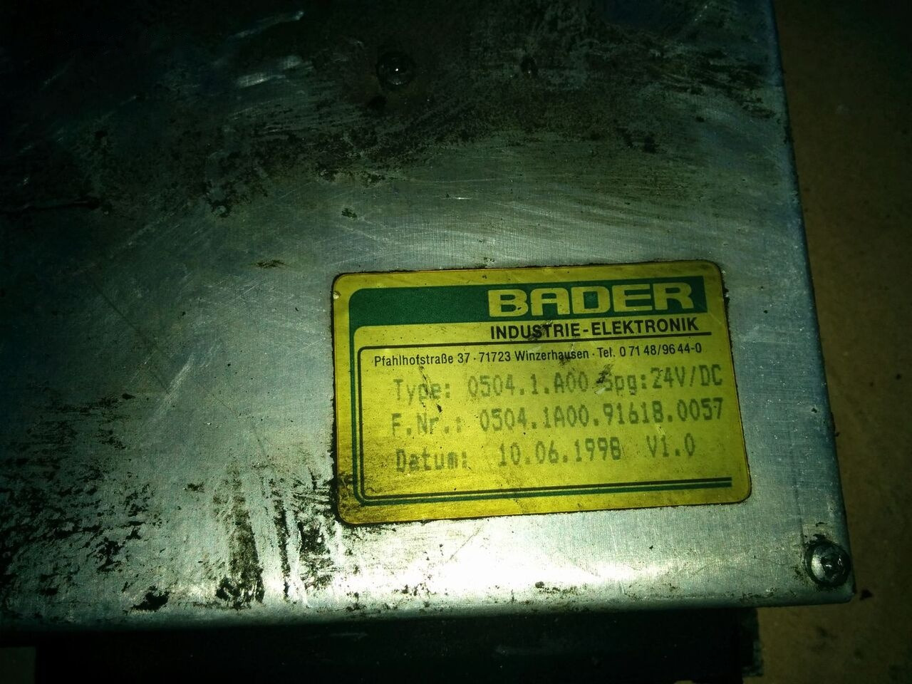 Bosch Bader 0504.1.A00 EST-32 Volvo - Kontrollenhet för Buss: bild 4 Bosch Bader 0504.1.A00 EST-32 Volvo - Kontrollenhet för Buss: bild 4